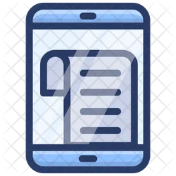 Mobile Document  Icon