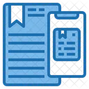 Mobile Document Email Icon