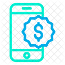 Mobile Dollar  Icon