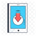 Mobile Download Data Download Data Storage Icon