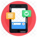 Mobile Ecological Chat  Icon