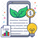 Online Leaf Online Eco Mobile Ecology Icon