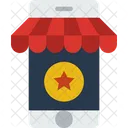 Mobile Ecommerce  Icon