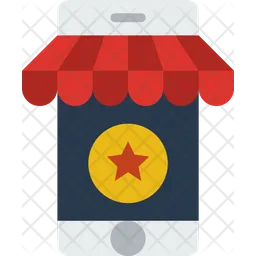 Mobile Ecommerce  Icon