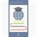 Mobile Education Online Education E Learning Icon