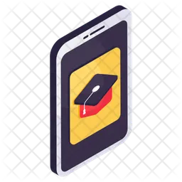 Mobile Education  Icon