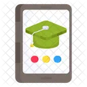 Mobile Education Distance Education Distance Learning Icon