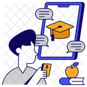 Mobile education  Icon