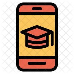 Mobile Education  Icon