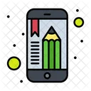 Mobile Education Educational App Mobile Learning Icon