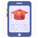 Mobile Education  Icon