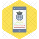 Mobile Education Phone Icon