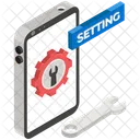 Mobile Einstellungen Mobile Konfiguration App Entwicklung Symbol