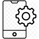 Mobile Einstellung Ausrustung Einstellung Symbol
