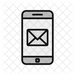 Mobile Email  Icon