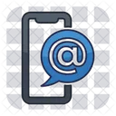 Mobile Email Address  Icon