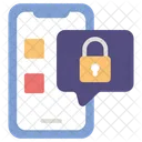 Mobile Chat Mobile Conversation Encrypted Message Icon