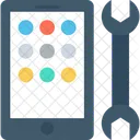 Mobile Entwicklung Mobiltelefon Mobiler Service Ícone
