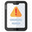 Mobile Error Mobile Warning Mobile Caution 아이콘