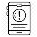 Mobile Error Mobile Alert Mobile Warning Icon