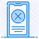 Mobile Error Phone Error Mobile Disorder Icon