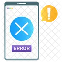 Mobile Error  Icon