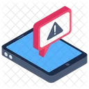 Mobile Error Notification  Icon