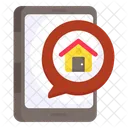 Mobile Estate Chat Mobile Estate Message Mobile Property Chat Icon