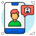 Mobile Estate Chat Communication Conversation Icon