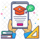 Mobile Exam Result  Icon