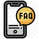 Mobile Faq Online Faq Mobile Question Answser Icône