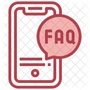 Mobile Faq Online Faq Mobile Question Answser Icon