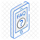 Mobile FAQ  Icon
