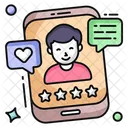 Mobile Feedback Mobile Ratings Mobile Reviews Icon