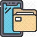 Mobile Folder Files Icon