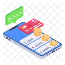 Mobile Financial App  Icon