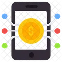 Mobile Financial Network Phone Financial Network Dollar Financial Network Icon
