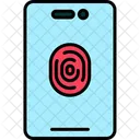 Mobile fingerprint  Icon
