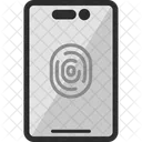 Mobile Fingerprint Fingerprint Technology Icon