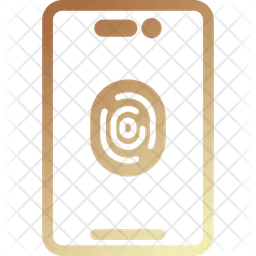 Mobile fingerprint  Icon