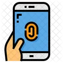 Finger Print Password Smartphone Icon