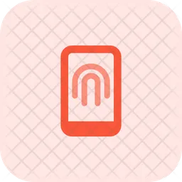 Mobile Fingerprint  Icon