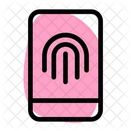 Mobile Fingerprint  Icon