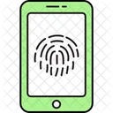 Mobile Fingerprint Fingerprint Finger Print Icon