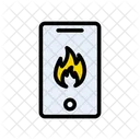 Fire Mobile Phone Icon
