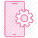 Mobile First Design Duotone Line Icon Icon