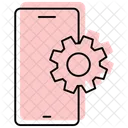 Mobile First Design Color Shadow Thinline Icon Icon
