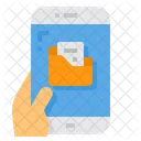 Folder Files Management Smartphone Icon