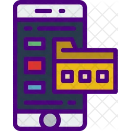 Mobile Folder  Icon