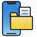 Mobile Folder File Document Business Icon